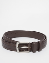 Thumbnail for your product : ASOS Smart Belt with Brouging