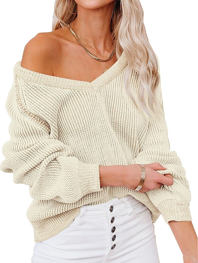 Sexy Off The Shoulder Sweaters | ShopStyle