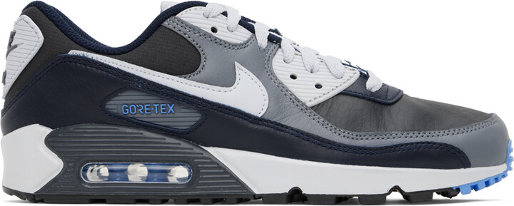 Nike Black & Gray Air Max 90 GTX Sneakers - ShopStyle
