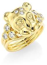 Temple St. Clair Women's Large Lion Cub Diamond & 18K Yellow Gold Ring