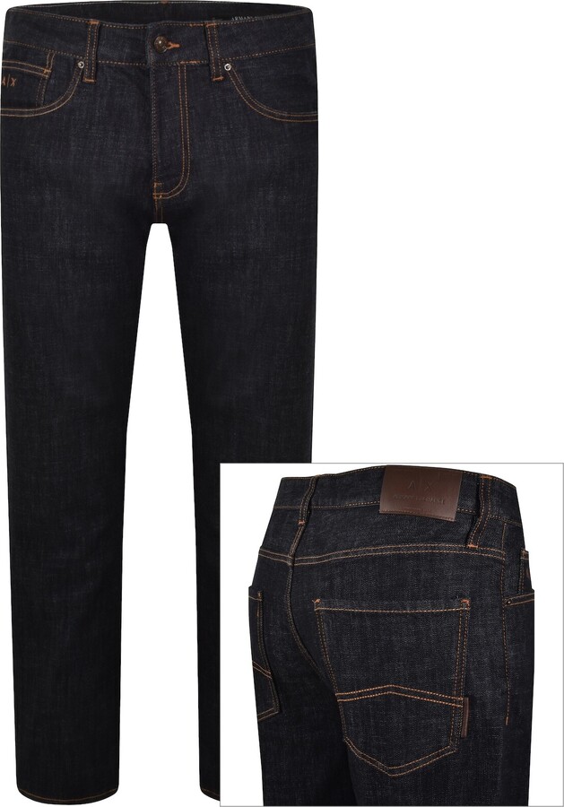 Armani Exchange J16 Straight Fit Jeans Navy