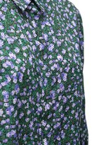 Thumbnail for your product : Rokh Floral Print Shirt W/ Pleated Sleeves