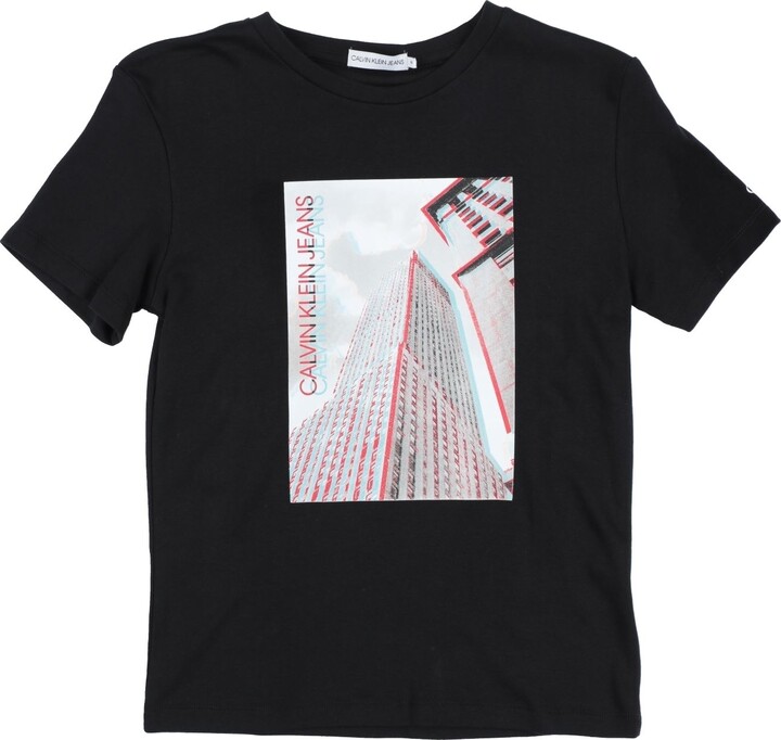 Calvin Klein Jeans all-over logo T-shirt - ShopStyle Boys' Tees