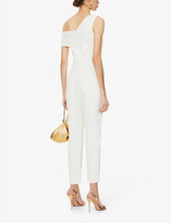 Thumbnail for your product : Lavish Alice One-shoulder stretch-crepe jumpsuit