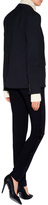 Thumbnail for your product : Veronica Beard Stretch Wool Classic Blazer with Layered Knit
