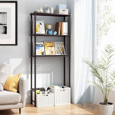 ASA Maximize Bathroom Space With 3 Tier Over The Toilet Shelf - Waterproof Bamboo Style