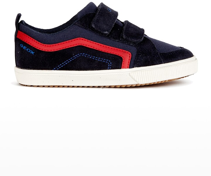 Geox Boy's Alonisso Suede \u0026 Canvas Grip-Strap Sneakers, Toddler/Kids -  ShopStyle