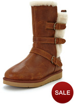 Thumbnail for your product : UGG Becket Triple Strap Exposed Shearling Boots