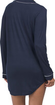 Thumbnail for your product : TJMAXX Notch Collar Nightshirt With Piping Detail For Women