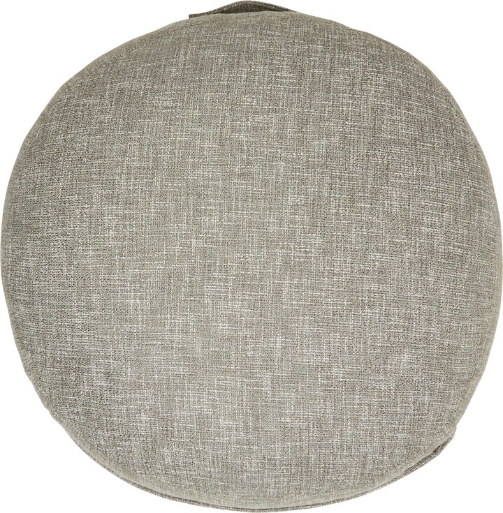 Dunelm Boucle Floor Cushion Grey and White ShopStyle