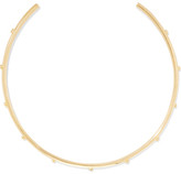 Thumbnail for your product : Jennifer Fisher Organic Stud Gold-plated Choker - one size