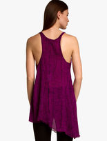 Thumbnail for your product : Halston Printed Drape Top Electric Purple