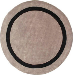 Isabelline Kelline Solid Color Handmade Round 8'6\