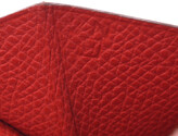 Thumbnail for your product : Hermes Red Leather Bearn Compact Wallet