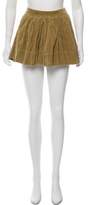 Thumbnail for your product : Isabel Marant Velvet Mini Skirt