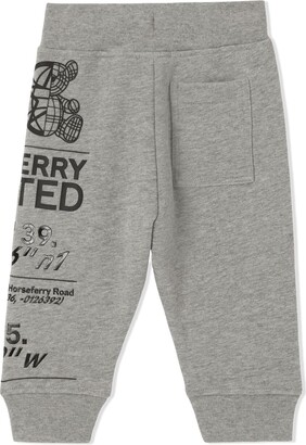 Burberry Children Montage-Print Track Pants