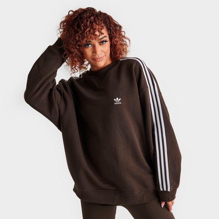 adidas Women's adicolor Classics Oversized Crewneck Sweatshirt - ShopStyle