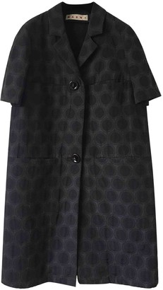 Marni Green Cotton Trench Coat for Women