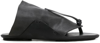 UMA WANG Slip-On Leather Sandals