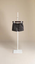 Thumbnail for your product : Burberry Belt Detail Cotton Blend Shorts