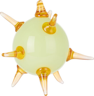 Sticky Glass SSENSE Exclusive Green & Orange Spiky Ornament