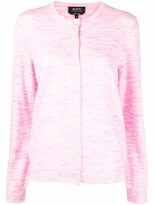 Thumbnail for your product : A.P.C. Melange-Knit Cardigan