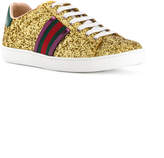Thumbnail for your product : Gucci Ace glitter sneakers