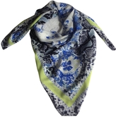 Thumbnail for your product : Erdem Blue Silk Scarf
