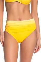 Thumbnail for your product : Bleu By Rod Beattle Shirred High Waisted Ombre Bikini Bottoms