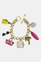 Thumbnail for your product : Juicy Couture 'Glam' Charm Bracelet Watch