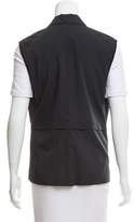 Thumbnail for your product : Zero Maria Cornejo Notch-Lapel Sleeveless Vest