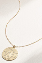 Thumbnail for your product : Brooke Gregson Zodiac Gemini 14-karat Gold Diamond Necklace - One size