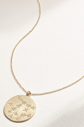 Brooke Gregson Zodiac Gemini 14-karat Gold Diamond Necklace - One size