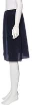 Thumbnail for your product : Studio Nicholson Silk Knee-Length Skirt