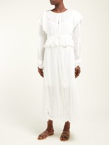 Thumbnail for your product : Sir - Leila Broderie-anglaise Cotton Dress - Ivory
