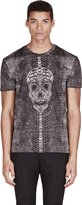 Thumbnail for your product : Alexander McQueen Black Python & Skull T-Shirt