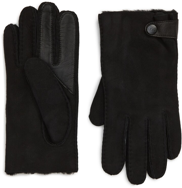 UGG Leather Tech Gloves - ShopStyle