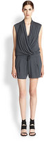 Thumbnail for your product : Helmut Lang Sleeveless Jersey Short Jumpsuit