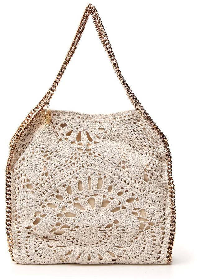Stella McCartney Falabella Crochet Tote Bag - ShopStyle