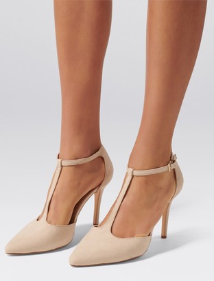 t bar pointed heels