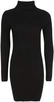 Thumbnail for your product : boohoo Long Line Ribbed Tunic With Roll Neck