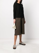 Thumbnail for your product : Margaret Howell Clinched Waist Cropped Trousers