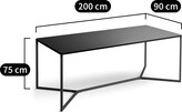 Thumbnail for your product : Am.pm. Romy Rectangular Metal Table (seats 6-8)