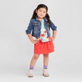 Thumbnail for your product : Genuine Kids from OshKosh Toddler Girls' Solid Texture Stretch Skirt - Genuine Kids® from OshKosh® Rocker Red
