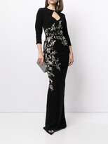 Thumbnail for your product : Saiid Kobeisy Sequin-Embellished Fitted Gown
