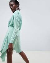 Thumbnail for your product : ASOS Tuck Detail Mini Dress