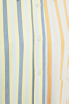 Thumbnail for your product : J.W.Anderson Ruched Striped Cotton Shirt Dress