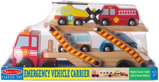 Melissa & Doug Emergency Vehicle Carrier Set