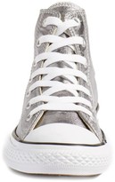 Thumbnail for your product : Converse Girl's Chuck Taylor All Star Metallic High Top Sneaker
