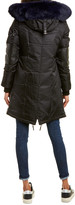 Thumbnail for your product : Nicole Benisti Series By Clara Leather-Trim Coat